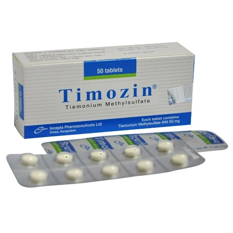 Pack Image: Timozin 50 mg Tablet (5 x 10)