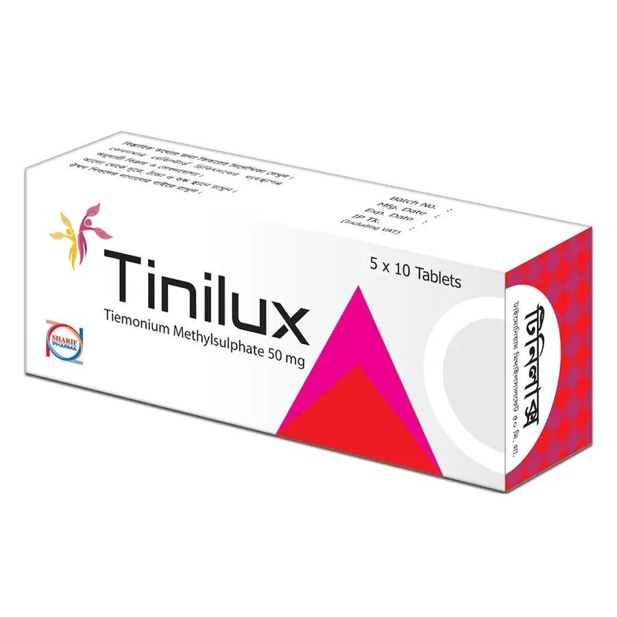 Pack Image: Tinilux 50 mg Tablet (5 x 10)