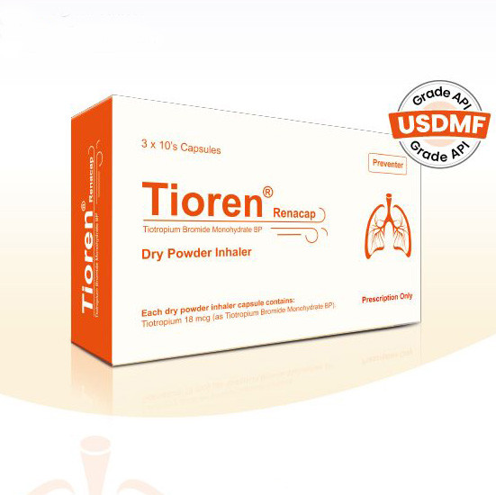 Pack Image: Tioren 18 mcg Inhalation Capsule (3 x 10)