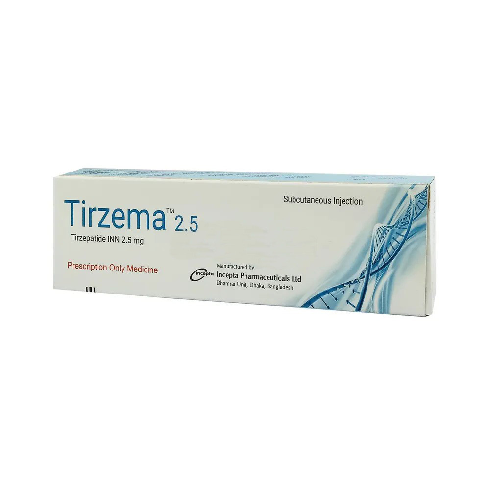 Pack Image: Tirzema 2.5 mg Injection (2.5 mg pre-filled syringe)