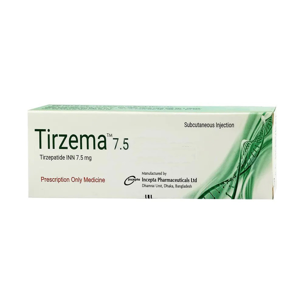 Pack Image: Tirzema 7.5 mg Injection (7.5 mg pre-filled syringe)