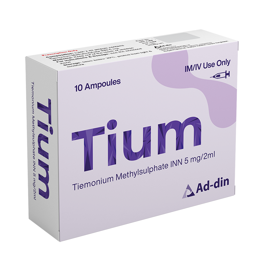 Pack Image: Tium 5 mg Injection (2 ml ampoule)