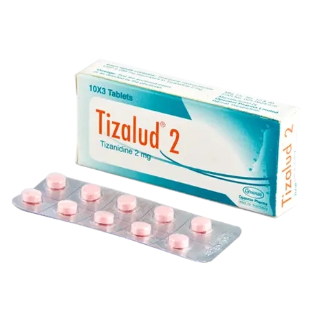 Pack Image: Tizalud 2 mg Tablet (3 x 10)