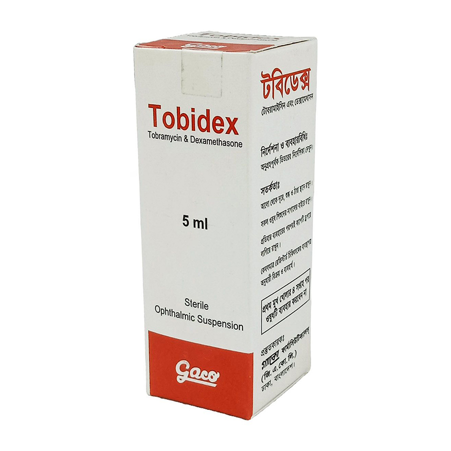 Pack Image: Tobidex 0.1% 0.3% Eye Drop (5 ml drop)