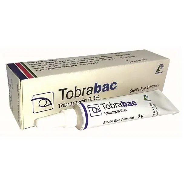 Pack Image: Tobrabac 0.3% Eye Ointment (3 gm tube)