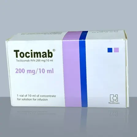 Pack Image: Tocimab 200 mg Injection (10 ml vial)