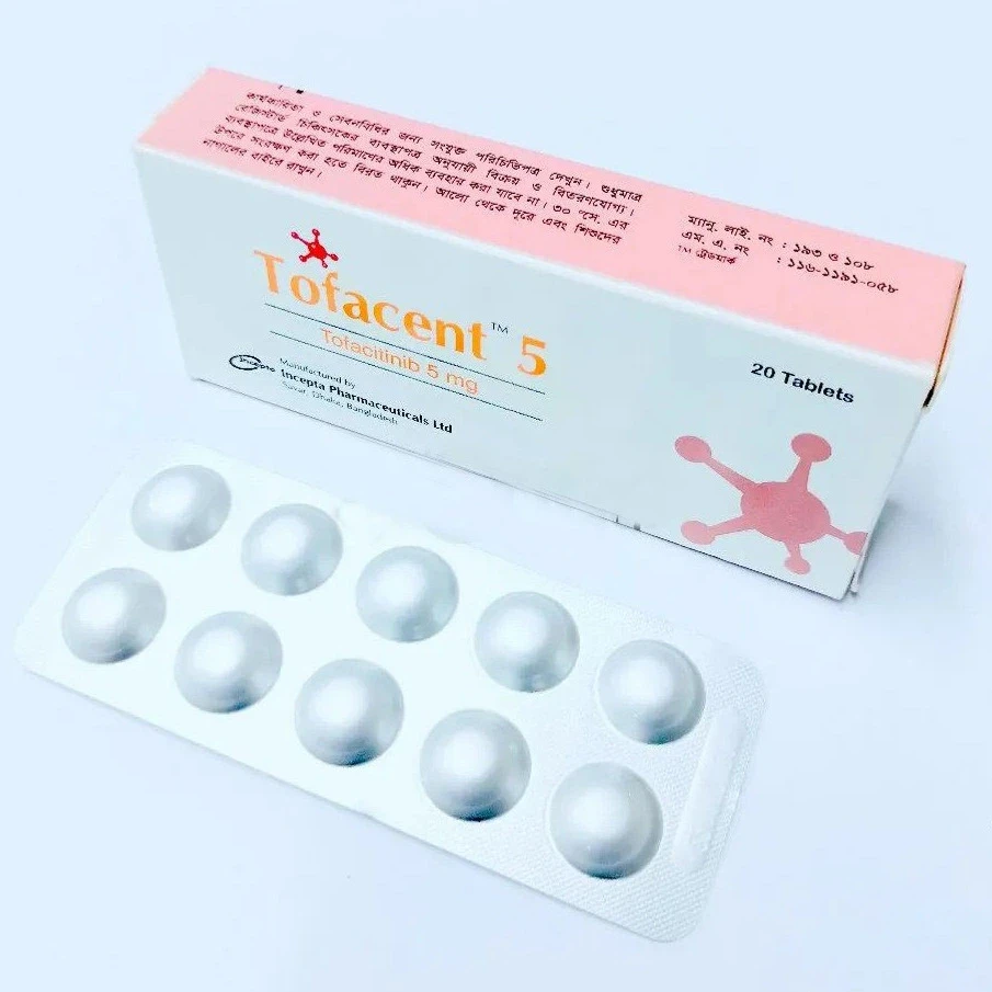 Pack Image: Tofacent 5 mg Tablet (2 x 10)