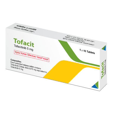 Pack Image: Tofacit 5 mg Tablet (2 x 10)