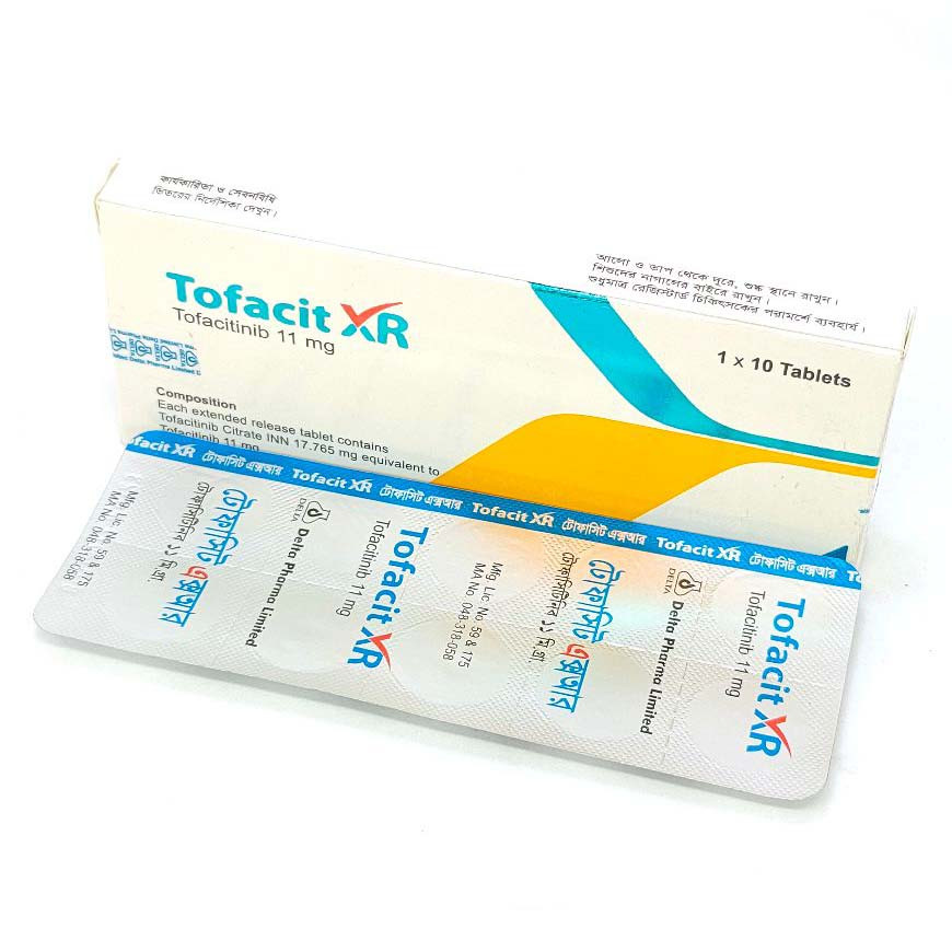 Pack Image: Tofacit XR 11 mg Tablet (1 x 10)
