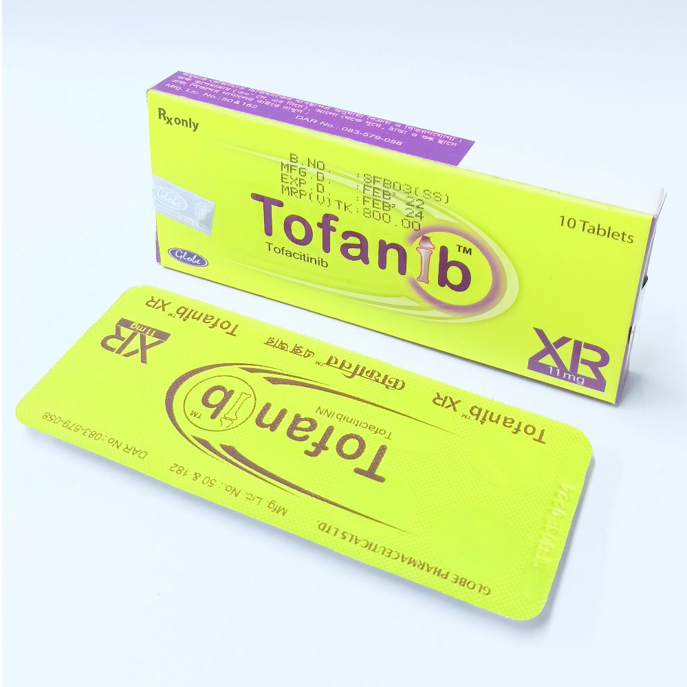 Pack Image: Tofanib XR 11 mg Tablet (1 x 10)