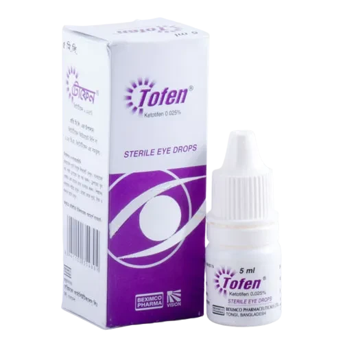 Pack Image: Tofen 0.025% Eye Drop (5 ml drop)