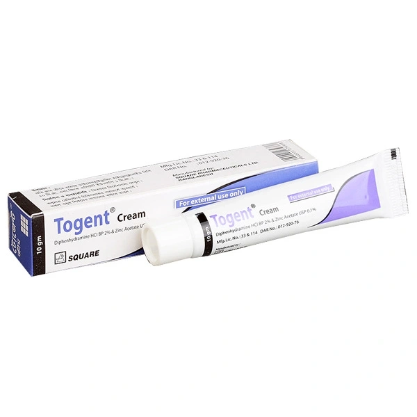 Pack Image: Togent 2% 0.1% Cream (10 gm tube)
