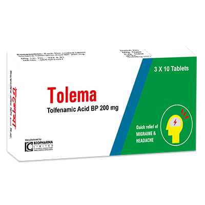 Pack Image: Tolema 200 mg Tablet (3 x 10)