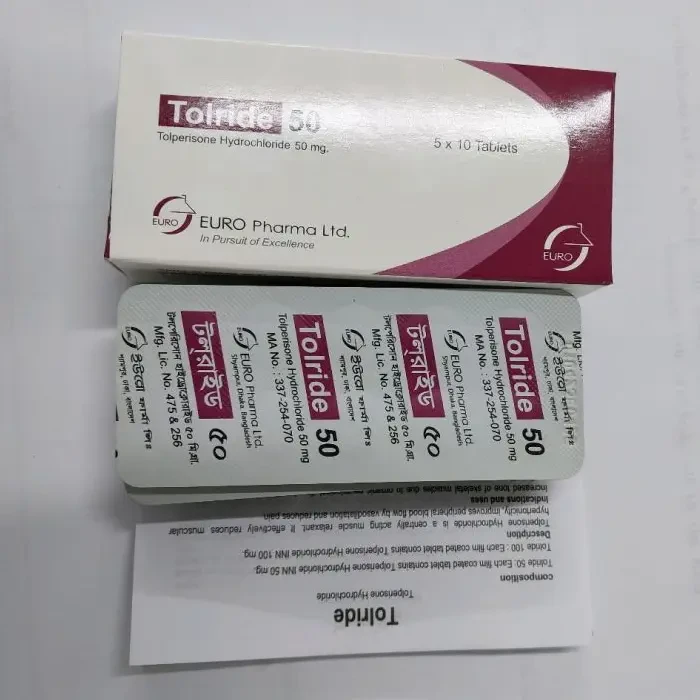 Pack Image: Tolride 50 mg Tablet (5 x 10)