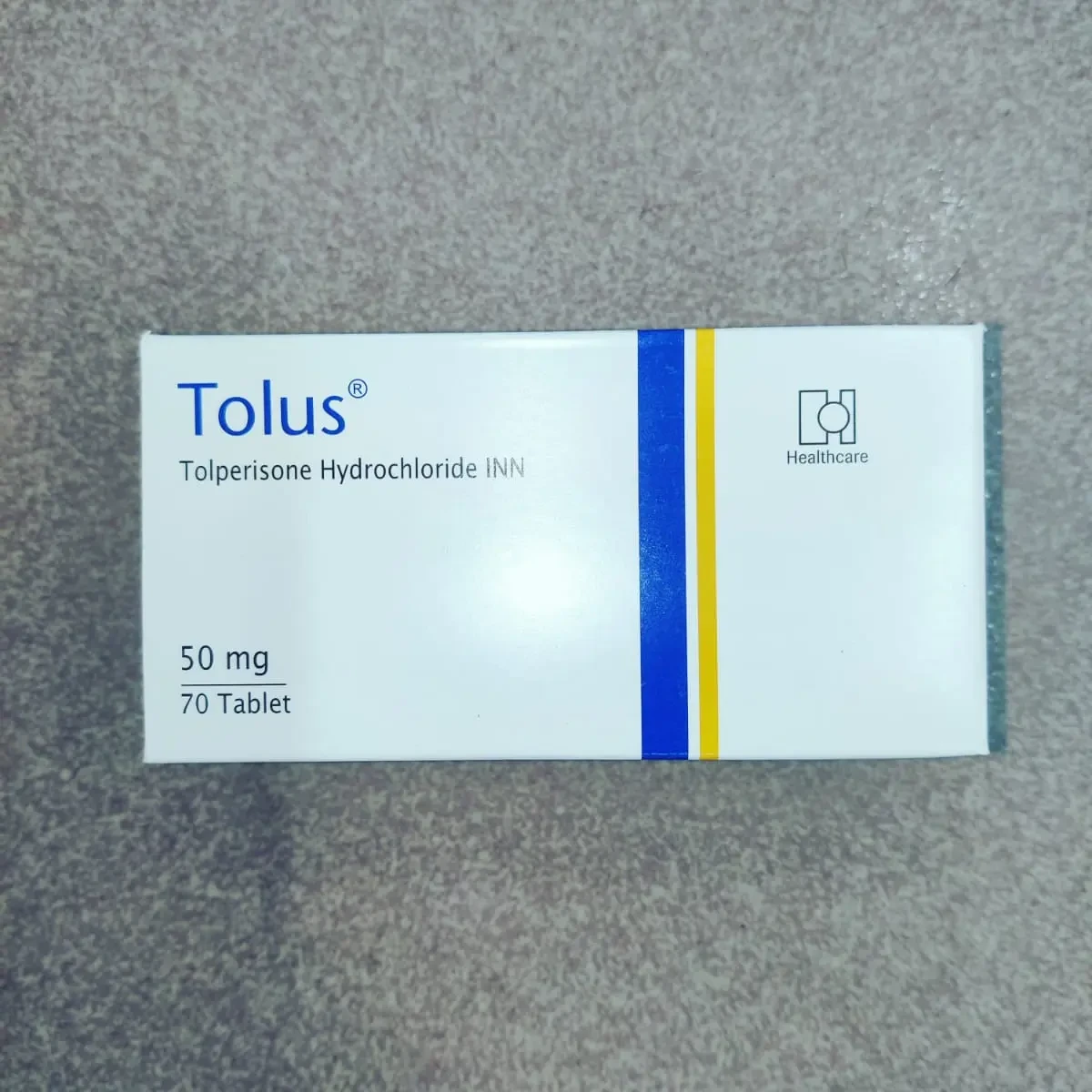 Pack Image: Tolus 50 mg Tablet (7 x 10)