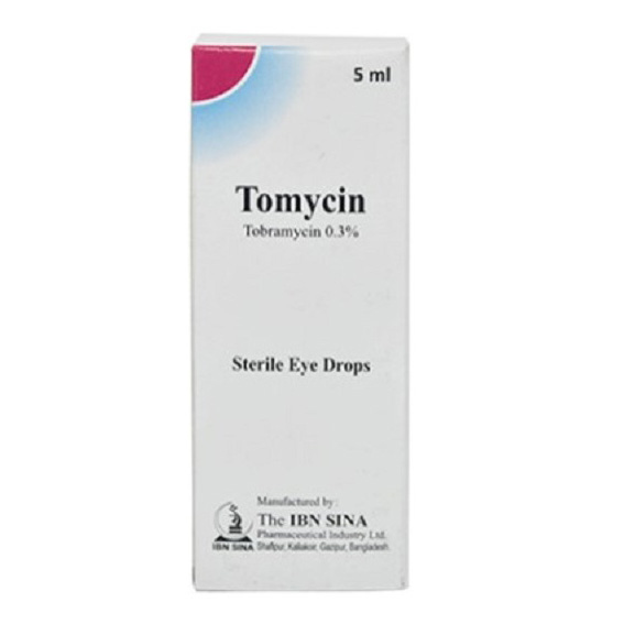 Pack Image: Tomycin 0.3% Eye Drop (5 ml drop)