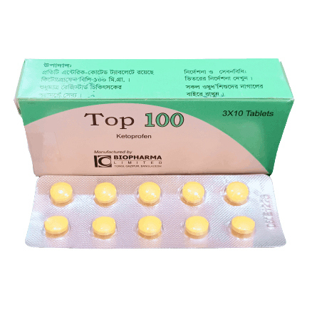 Pack Image: Top 100 mg Tablet (3 x 10)