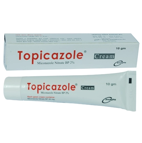 Pack Image: Topicazole 2% w Cream (10 gm tube)