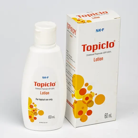 Pack Image: Topiclo 0.05% Lotion (60 ml bottle)