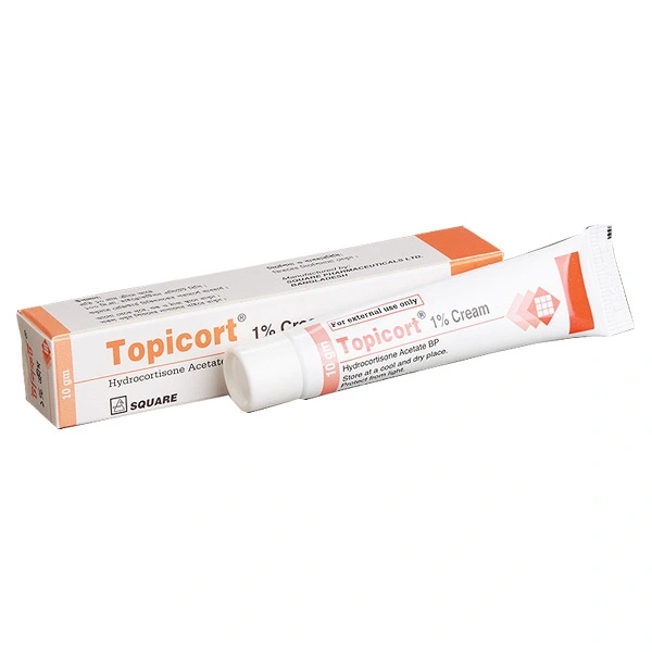 Pack Image: Topicort 1% Cream (20 gm tube)