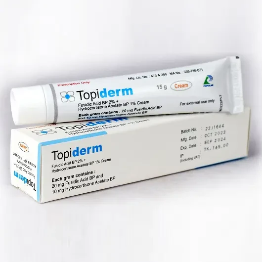 Pack Image: Topiderm 2% 1% Cream (15 gm tube)