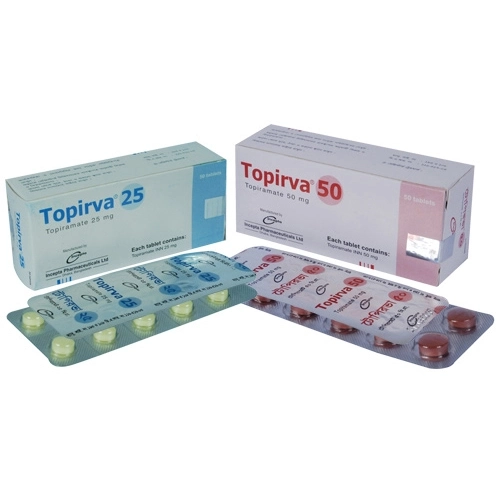 Pack Image: Topirva 50 mg Tablet (5 x 10)