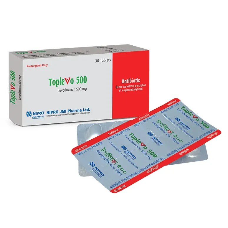 Pack Image: Toplevo 500 mg Tablet (3 x 10)