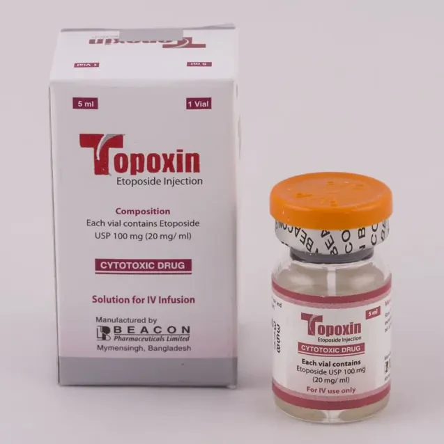 Pack Image: Topoxin 100 mg Injection (100 mg vial)