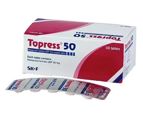Pack Image: Topress 50 mg Tablet (10 x 10)