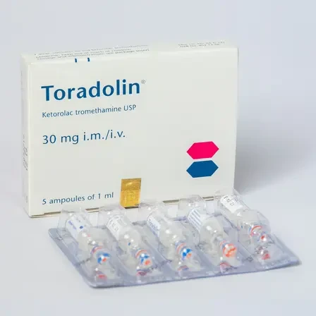 Pack Image: Toradolin 30 mg Injection (1 ml ampoule)