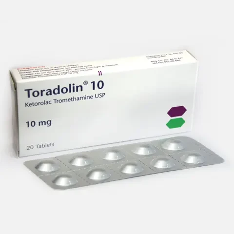 Pack Image: Toradolin 10 mg Tablet (2 x 10)