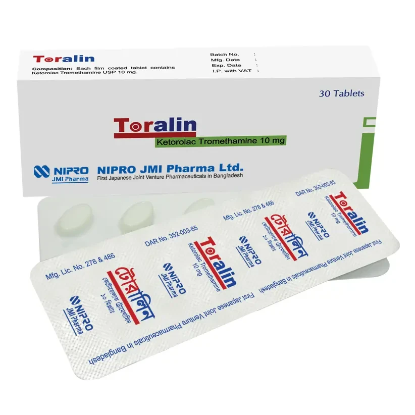 Pack Image: Toralin 10 mg Tablet (3 x 10)
