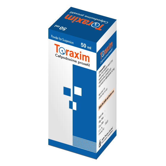 Pack Image: Toraxim 40 mg Suspension (50 ml bottle)