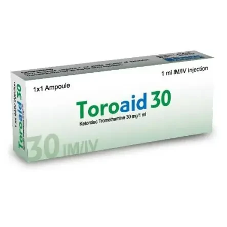 Pack Image: Toroaid 30 mg Injection (1 ml ampoule)
