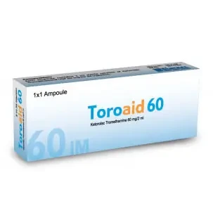 Pack Image: Toroaid 60 mg Injection (2 ml ampoule)
