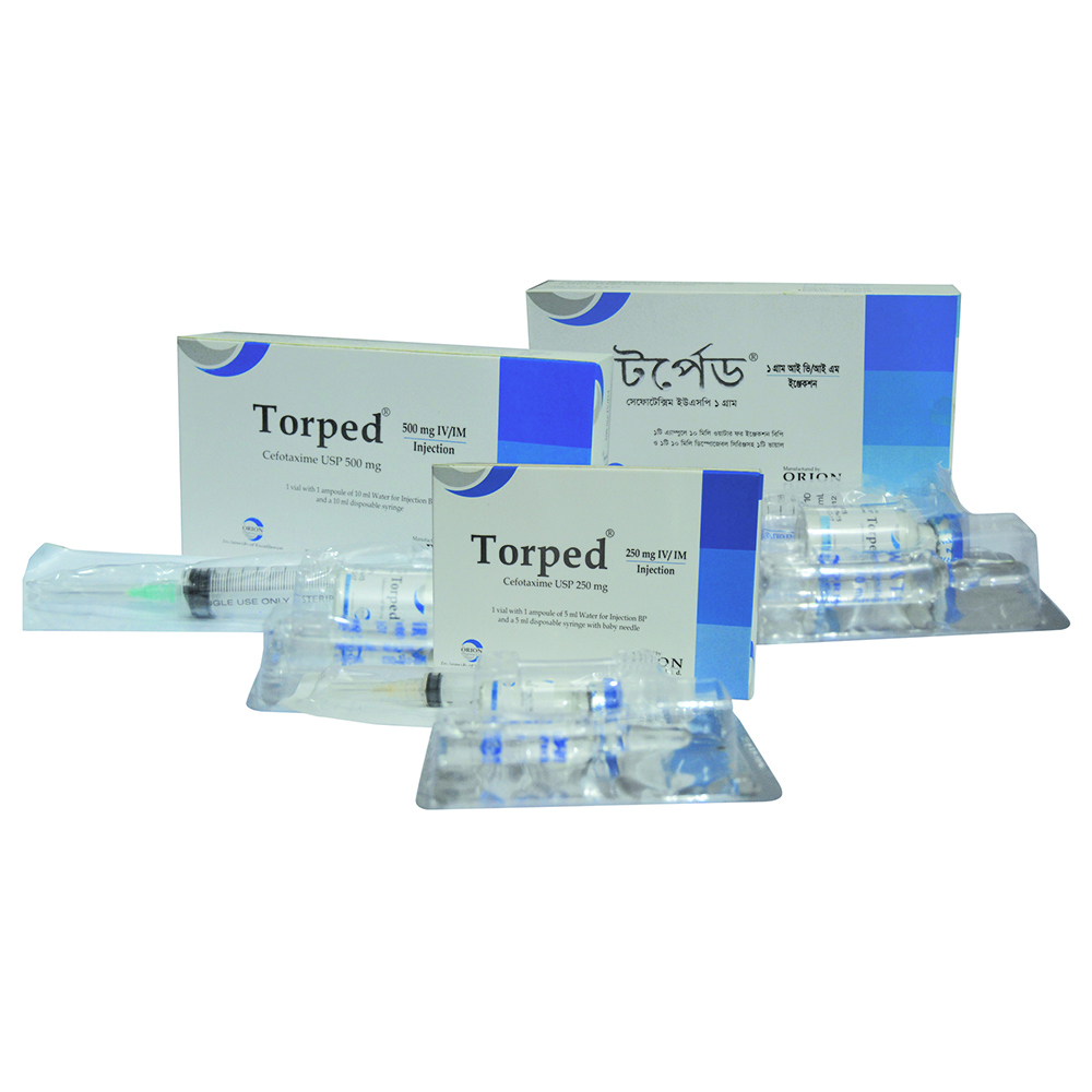 Pack Image: Torped 1 gm Injection (1 mg vial)