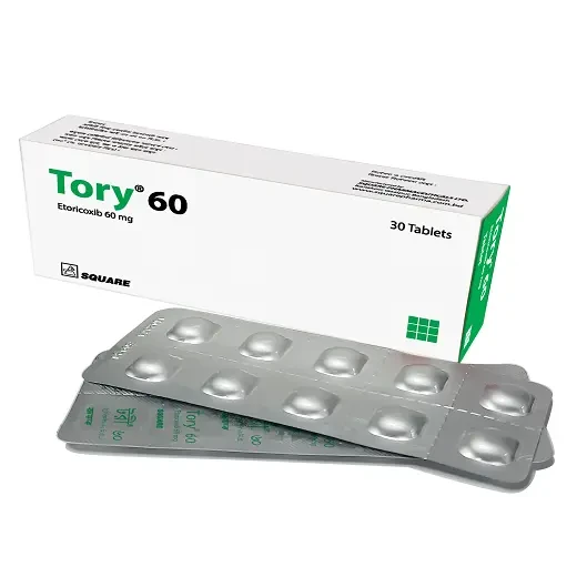 Pack Image: Tory 60 mg Tablet (3 x 10)