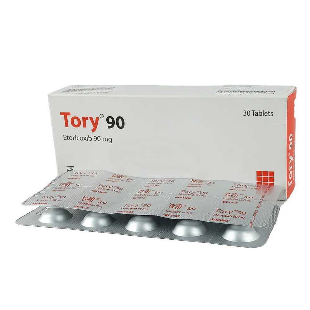 Pack Image: Tory 90 mg Tablet (3 x 10)