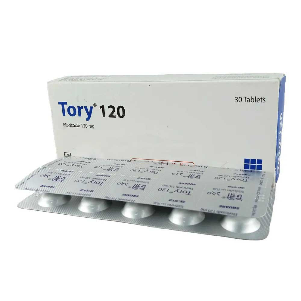 Pack Image: Tory 120 mg Tablet (3 x 10)