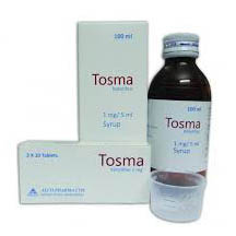 Pack Image: Tosma 1 mg Syrup (100 ml bottle)