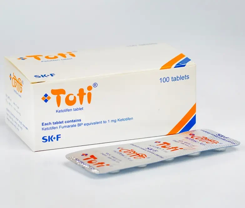 Pack Image: Toti 1 mg Tablet (10 x 10)