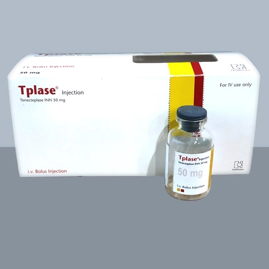 Pack Image: Tplase 5 mg Injection (50 mg vial)