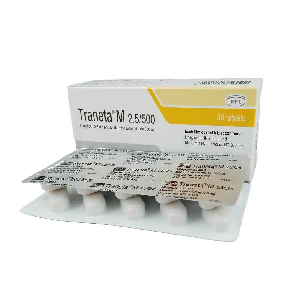 Pack Image: Traneta M 2.5 mg Tablet (3 x 10)