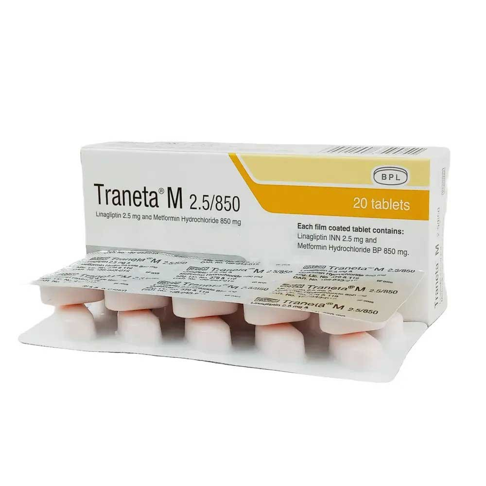 Pack Image: Traneta M 2.5 mg Tablet (2 x 10)