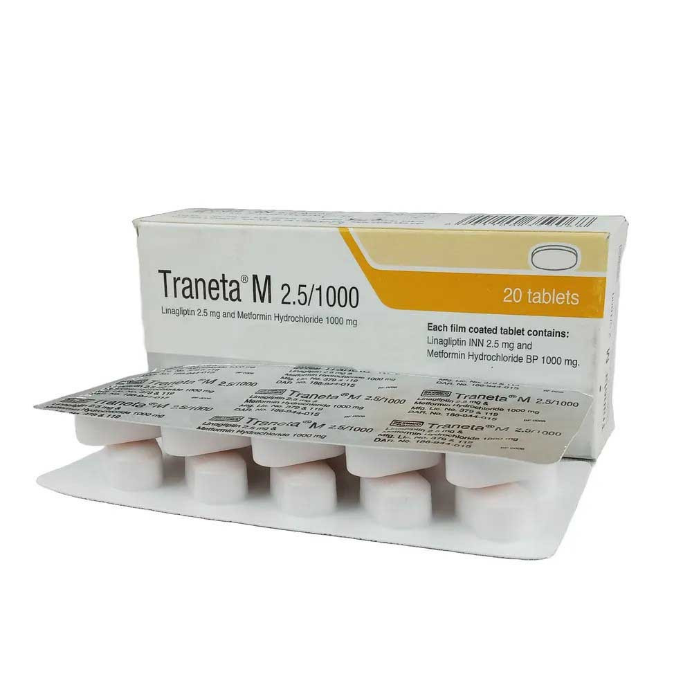Pack Image: Traneta M 2.5 mg Tablet (2 x 10)