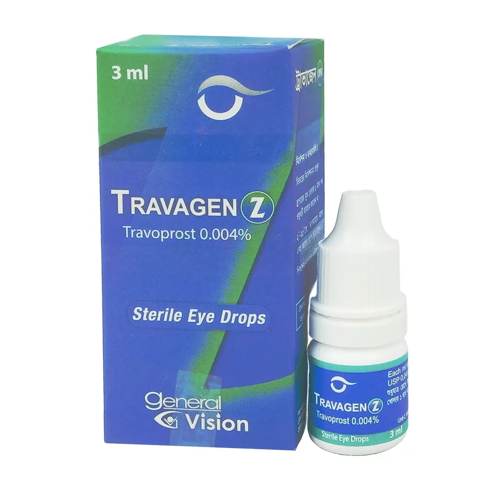 Pack Image: Travagen Z 0.004% Eye Drop (3 ml drop)