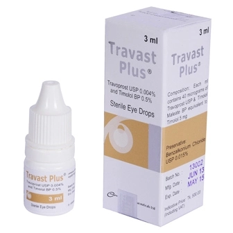 Pack Image: Travast Plus 0.004% 0.5% Eye Drop (3 ml drop)