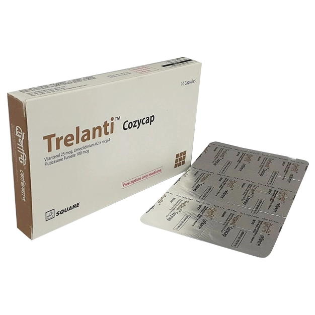 Pack Image: Trelanti 25 mcg Inhalation Capsule (1 x 10)