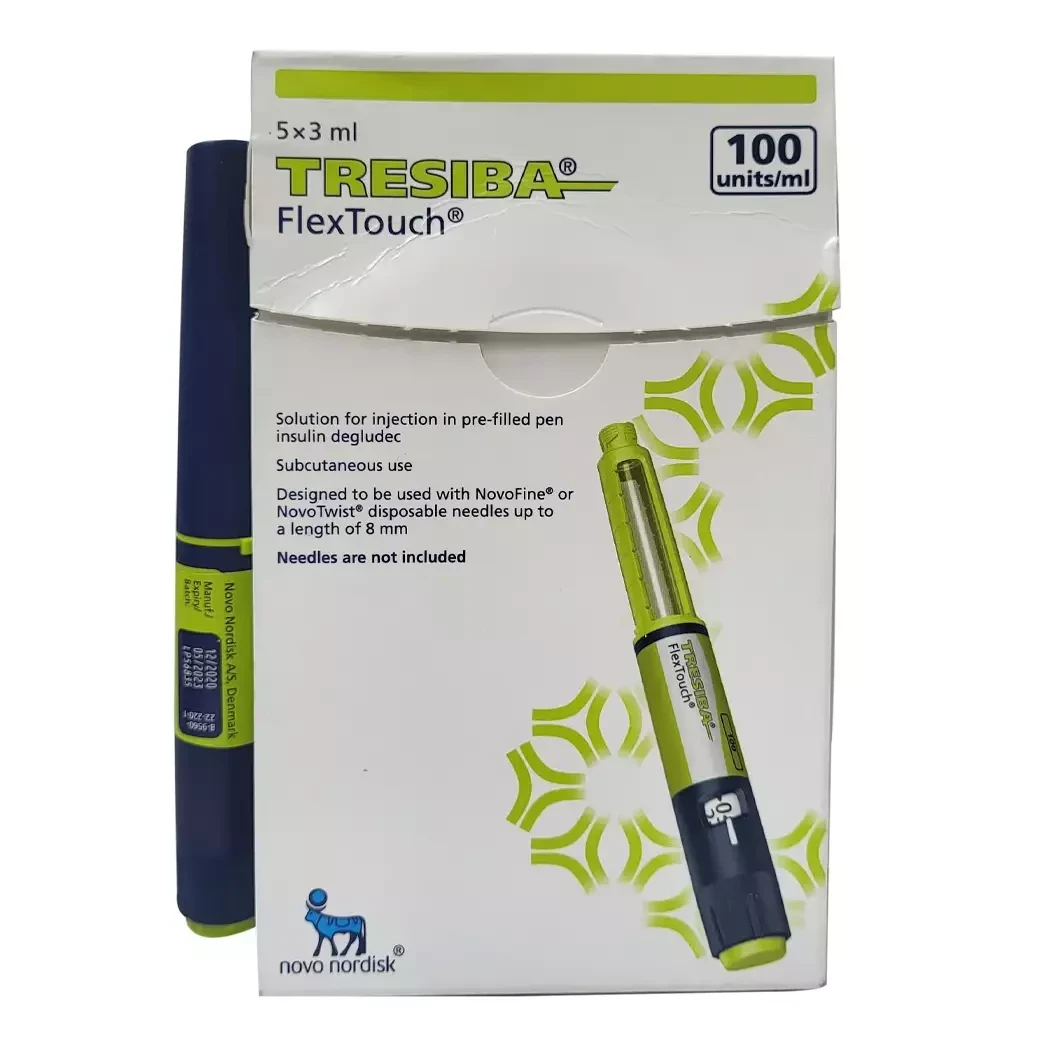 Pack Image: Tresiba 100 IU Injection (3 ml FlexTouch)