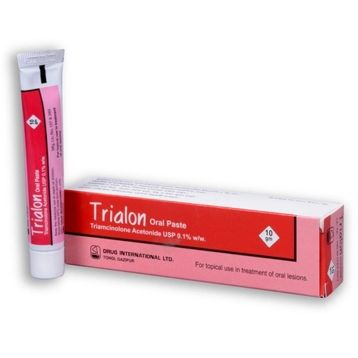 Pack Image: Trialon 0.1% Oral Paste (10 gm tube)